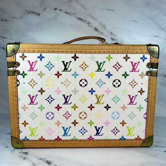 Louis Vuitton Multicolor Boite Pharmacie Monogram Blanc Murakami Trunk LV Case - Picture 3 of 16